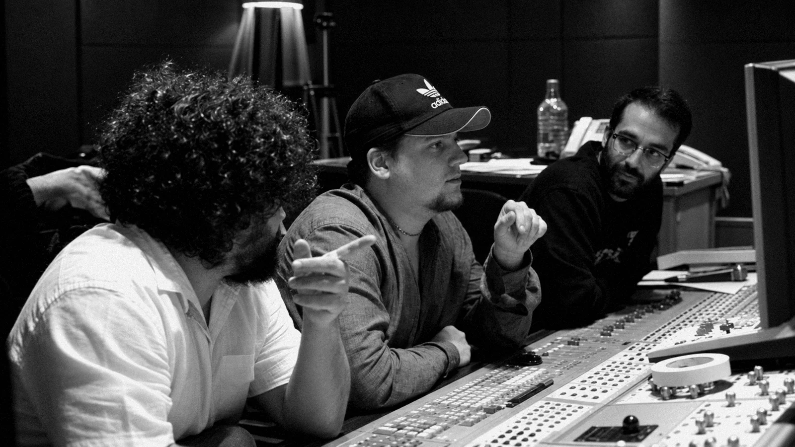 Sesión de producción en el estudio